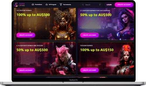 Bonuses and Promotions at QueenSpins Casino
