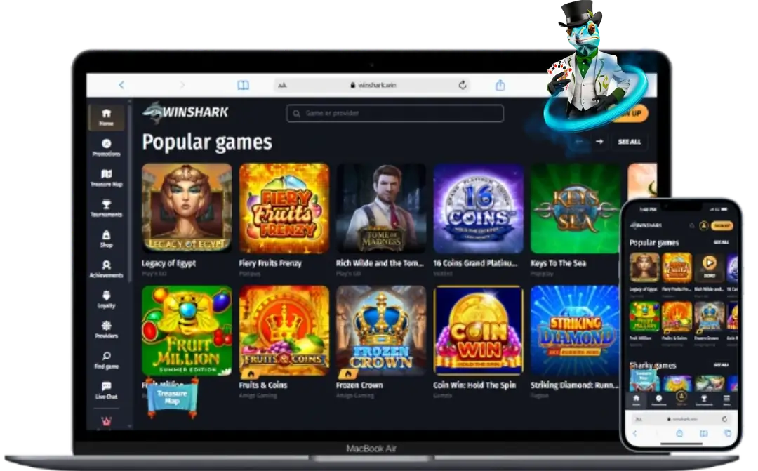 Online Casino Games at Winshark